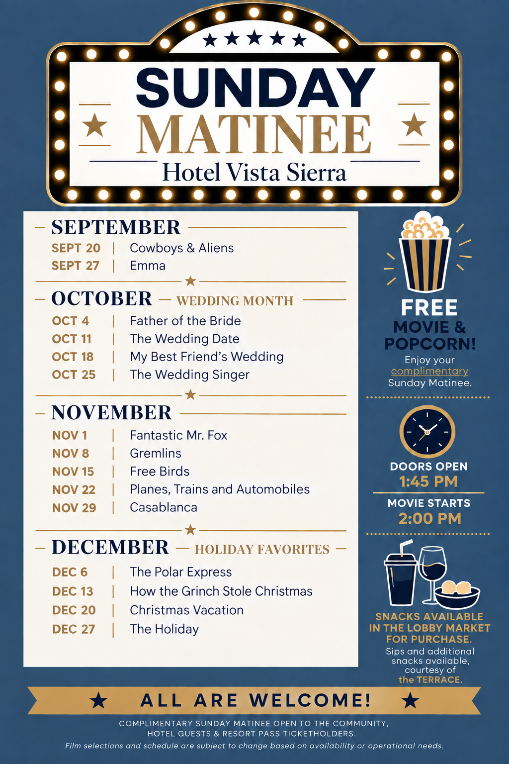 Sunday Matinee